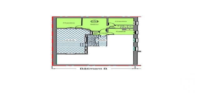 Appartement F3 à vendre - 3 pièces - 44.2 m2 - ST MAUR DES FOSSES - 94 - ILE-DE-FRANCE - Century 21 Adamville