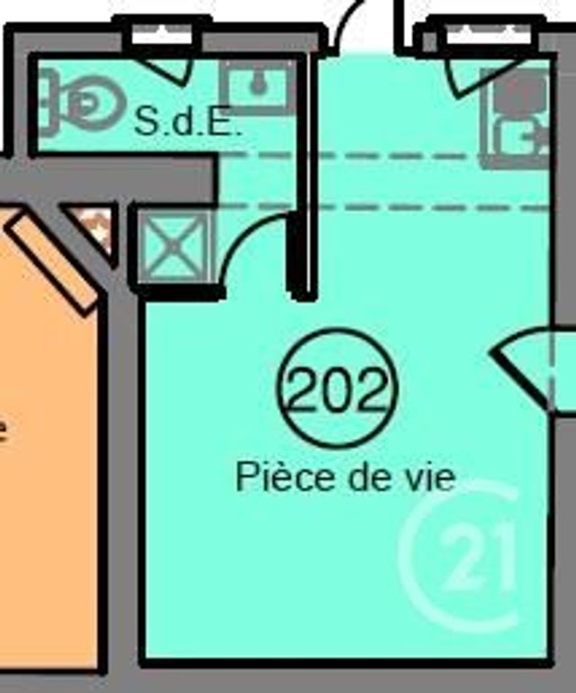 Appartement F1 à vendre - 1 pièce - 18.5 m2 - ST MAUR DES FOSSES - 94 - ILE-DE-FRANCE - Century 21 Adamville